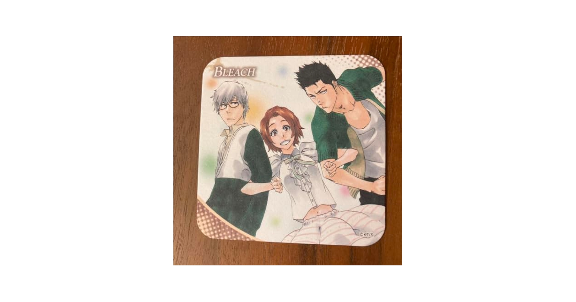 Amazon.co.jp: BLEACH アートコースター 黒崎一心 黒崎真咲 石田